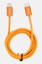 High Speed Type C Braided Cable, Orange - 4