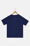 Kids Girl Sportswear Fit Short Sleeve Outdoor T-Shirt, Navy - 3