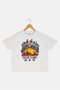 Kids Boy Sportswear Fit Short Sleeve Outdoor T-Shirt, Grey - 2