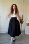 Belted Poplin Skirt Dress - 8