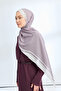 Elegant Harmony Frame Pattern Shawl - Lavender - 3