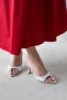 Franco Women's Heeled Leather Slingback Shoes - 2