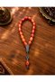 Natural Agate Stone Prayer Beads / 12X10 mm / Capsule Cut / Premium Design