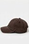 Unisex Dark Brown Washed Denim Outdoor Baseball Cap |   Adjustable Sports Cap - 2