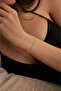 Gold Color Twist Chain Bracelet - 2