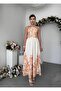 Halter Neck Floral Patterned Dress