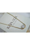 Kol567 Marquise Cut Zircon Stone Snake Chain Necklace - 2