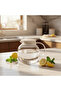 Compact Glass Water Jug with Elegant Lid – Space-Saving Drink Pitcher (1.18 L) - 4