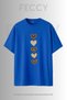 Premium Heart Printed Large Size Unisex Oversize Women's T-Shirt Men's T-Shirt Cotton Oversize T-Shirt - 3