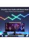 9-Section Smart RGB LED Light Bars Kit, Connectable WiFi Bluetooth Strip Lights, Dimmable Music Sync DIY Wall Decor for Gaming Room and Bedroom - 5