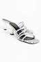 Nancy Polka Dot Short Heeled Women's Slippers - 6