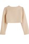 Girls Stitch Detail Crop Cardigan - 3