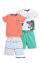 Baby Boys 4-Piece Printed T-Shirt and Shorts Set - 2