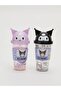 Kuromi Printed Girl's Water Bottle 450 ml - Purple - 3