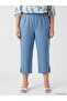 Elastic Waist Women's Jean Capri (S6) - 2