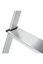 LIBERTI 5-Step Aluminium Folding Ladder with Safety Handle, EN 131 Certified Heavy Duty Step Ladder, 150kg Load Capacity, Anti-Slip Wide Steps, Foldable Space-Saving Ladder for Home & Maintenance – WK - 2