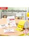 Labels for B21 Pro, Red/Black Printing, 1.96'' x3.15'' (50x80mm), 95 Tapes/Roll, White - 2