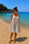 Fh Muslin Pocketed Strap Flounce Dress - 2
