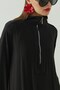 Siena Zippered Tunic Black - 5