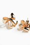 Bow-shaped stud earrings - 2