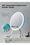 Smart LED Makeup Mirror with Bluetooth Speaker & Wireless Charging - Touch Control Vanity Mirror for Bedroom - 6