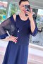 Mesh Cardigan Modal Fabric Dress Set 6Y318 - 5