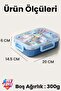 600 ml Leak-Proof Two-Compartment Stainless Steel Lunch Box New Generation Lunch Box with Fork and Spoon Ff7163 - 6