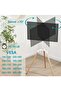 Tripod Easel TV Stand for 32-65 inch LED LCD Screen, Height Adjustable Studio Floor TV Mount - 3