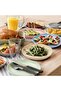 SKY-TOUCH Unbreakable Plastic Dinner Plates Set of 4, Reusable Wheat Straw Plates 7.8 Inches, Lightweight Unbreakable Dinner Dishes Plates, Dishwasher & Microwave Safe - 5