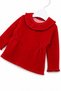 Velvet Textured Baby Girl Booties Top and Bottom Set 15302 - 4
