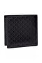 Men's Ck Logo Patterned Black Wallet - 3