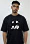 Gojo Satoru_33 Design Printed Oversize Black T-Shirt