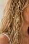 Set of 15 Gold Hair Hoops – Chain Detailed Hair Hoops – Bohemian Braided Hair Accessory with Sea Figures – Festival and Beach Hair Jewelry - 6