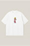 Bored Angel Printed Oversize Boxy Cut Unisex 100% Cotton Printed Tshirt