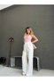 Women's Muslin Fabric Cotton Relaxed Fit Casual Trousers - 5
