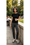 Black + Grey Sports T-Shirt - 3