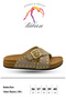 Troklu Women's Slippers - Comfortable and Flexible Sole Women's Slippers with Buckle Troklu Beige - 4