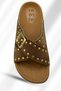 Troklu Women's Slippers - Comfortable and Flexible Sole Women's Slippers with Buckle Troklu, Brown - 8