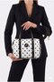 Women's Multi-Section Adjustable Long Strap Medium Size Hand and Shoulder Bag (Size 29X20 cm)