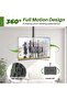 Adjustable Ceiling TV Mount Bracket - Universal Fit for LED, LCD, OLED, Plasma TVs Up to 65 Inches - 4