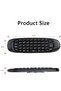 Arabic Keyboard Air Mouse C120 Smart TV Remote Control Computer Wireless Keyboard with Gyroscope Somatosensory Remote Control for TV Box Android Laptop Pc - 6