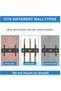 TV Wall Mount for Most 42-90 Inch TVs, Ultra Slim Support TV Mural Up to VESA 750x500mm Heavy Duty 220lbs Load, TV Wall Holder Fits 50 55 65 75 80 85" Large Screen Wall Mount Bracket - 3