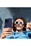 Premium Soft Liquid Silicone Case for iPhone 16 Pro – Silky Soft Touch Full-Body Protective Bumper (Dark Blue) - 5