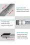 Heavy Duty Adjustable Appliance Base with Moving Rollers for Washing Machines, Refrigerators, Dryers, Dishwashers - 6