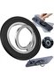 2 Pack Camera Lens Protector for iPhone 17 Pro Ar Tempered Glass with Metal Frame Strong Adsorption Camera Cover Silver - 7