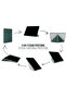 Smart Folio Case Cover for Apple iPad 2025 (11th Gen) 10.9" - Dark Green - 7