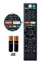 Universal Voice Remote Control for Sony TVs, Replacement Compatible with Sony Bravia 4K UHD LED LCD HD Smart TVs with battery