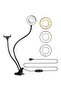 2-in-1 LED Ring Light with Cell Phone Holder Stand – Adjustable Tripod & Dimmable Light Modes