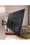 Full Motion TV Wall Mount Monitor Wall Bracket with Swivel & Articulating Tilt Arm, Fits up to 55 Inch Lcd Led Oled Flat Screens up to 66 lbs - 2