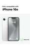 iPhone 16e Case Cover 6.1-Inch – Premium Silicone Protective Phone Case with Soft Microfiber Lining - 2